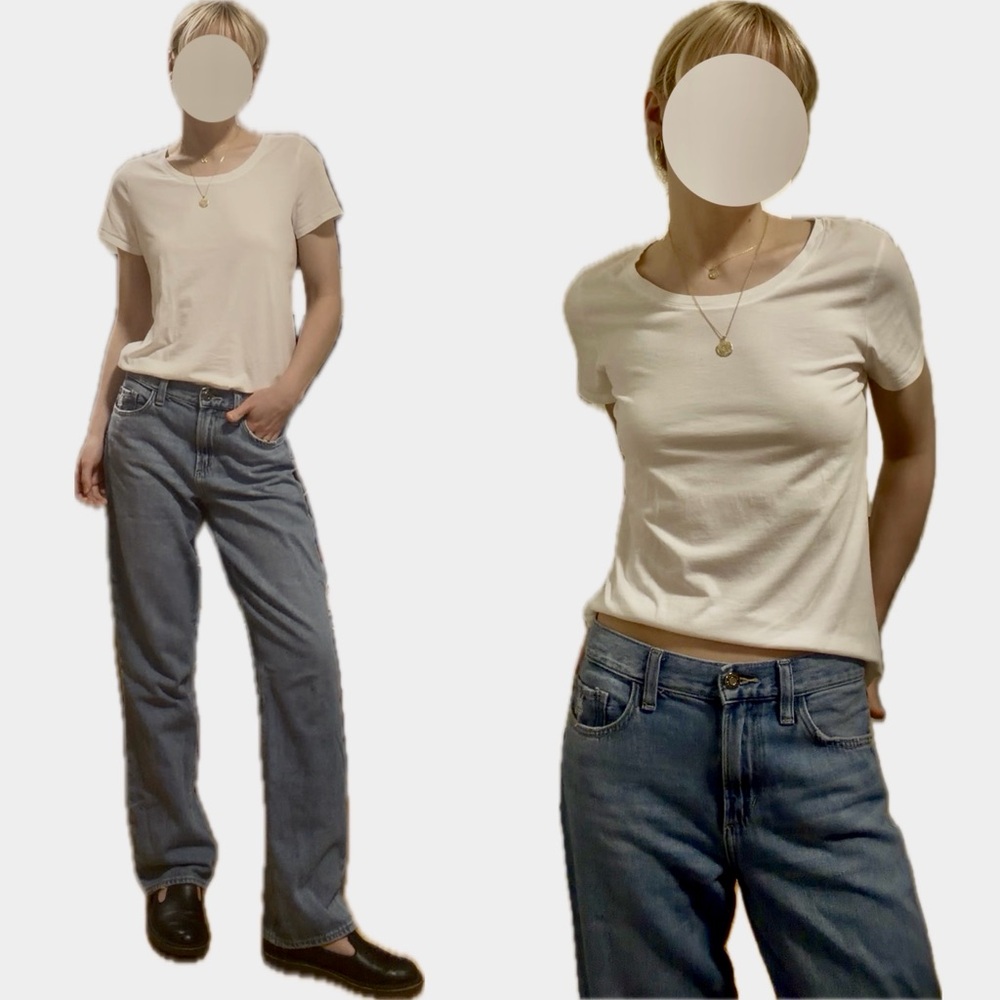 Favorite Daughter 100% Cotton Tommy Mid Rise Boyfriend Jeans - Picture 2 of 16